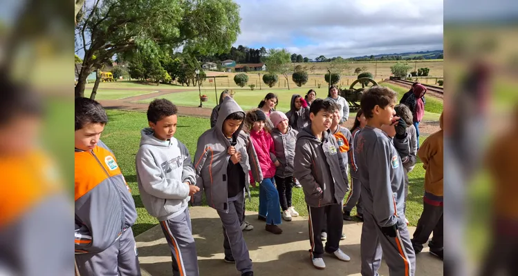 A aula-passeio representou um momento de amplo aprendizado para os estudantes.