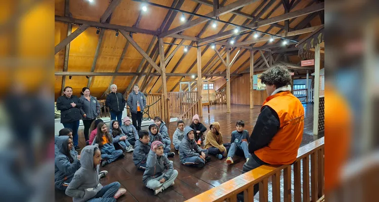A aula-passeio representou um momento de amplo aprendizado para os estudantes.