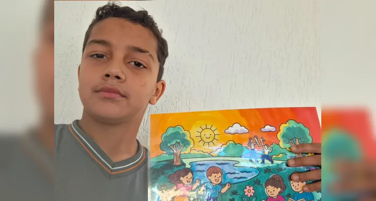 Os alunos também criaram um livro de colorir resumindo os 100 anos da cooperativa frísia.