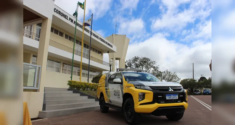 Nova viatura integra a frota do 1º Batalhão da Polícia Militar em PG