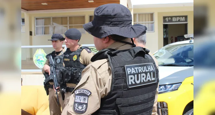 Nova viatura integra a frota do 1º Batalhão da Polícia Militar em PG