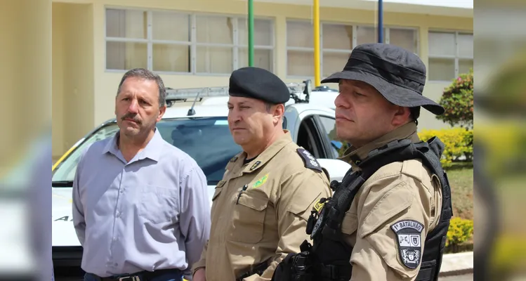 Nova viatura integra a frota do 1º Batalhão da Polícia Militar em PG