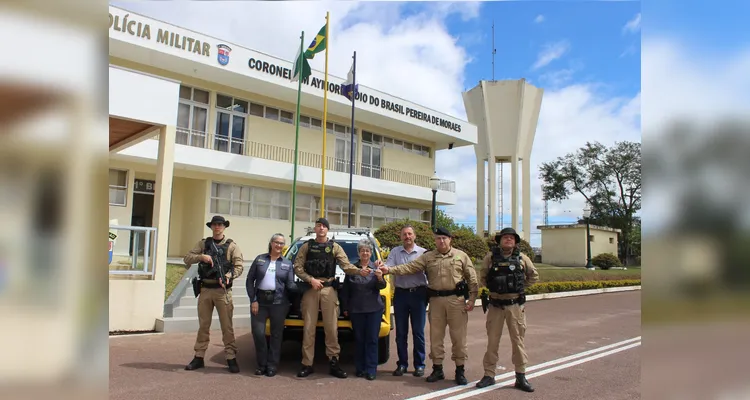 Nova viatura integra a frota do 1º Batalhão da Polícia Militar em PG