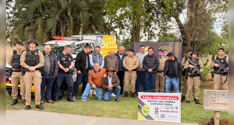 Polícia Militar recebe nova viatura para patrulha rural