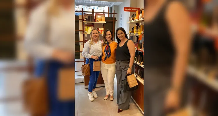 Elaine Theis, Niceli Fernandes e Janaina Toledo