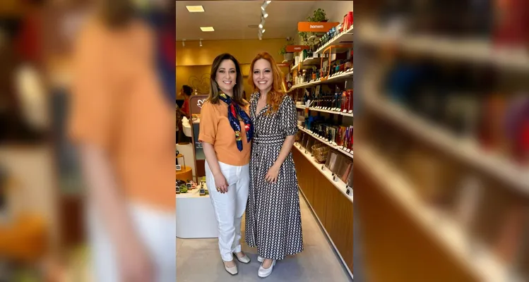 Niceli Fernandes e Vanessa Cordeiro supervisora de operações Natura