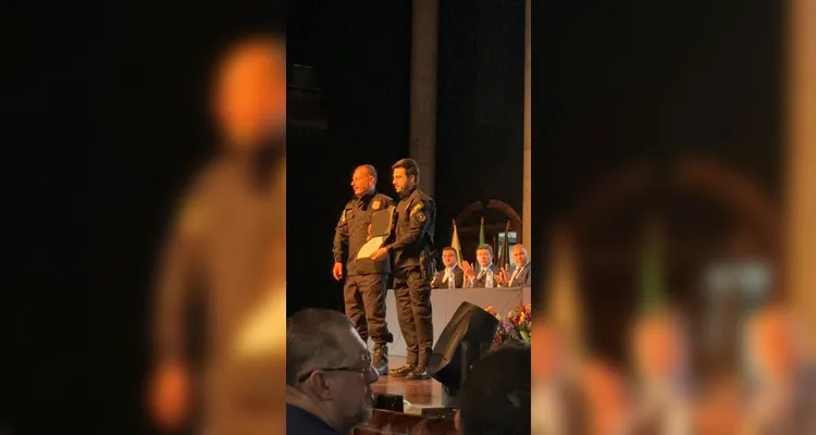 Policiais Civis de PG são homenageados em evento pelos 172 da PCPR
