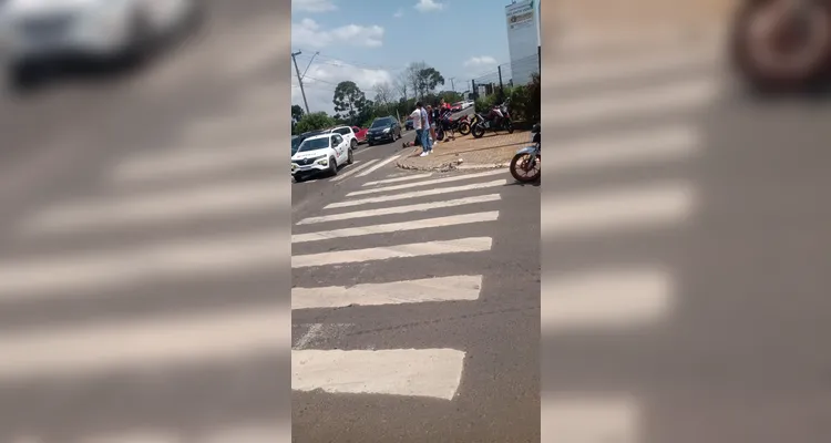 Acidente entre motocicletas deixa dois feridos no Recanto Verde
