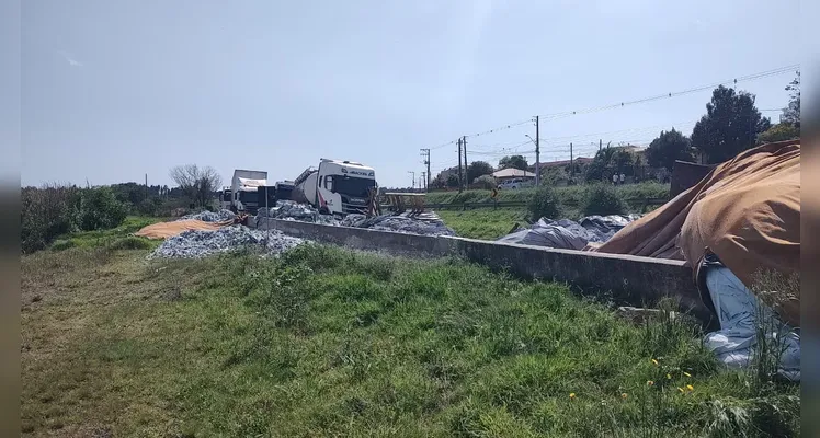 Acidente aconteceu na manhã desse domingo em Carambeí