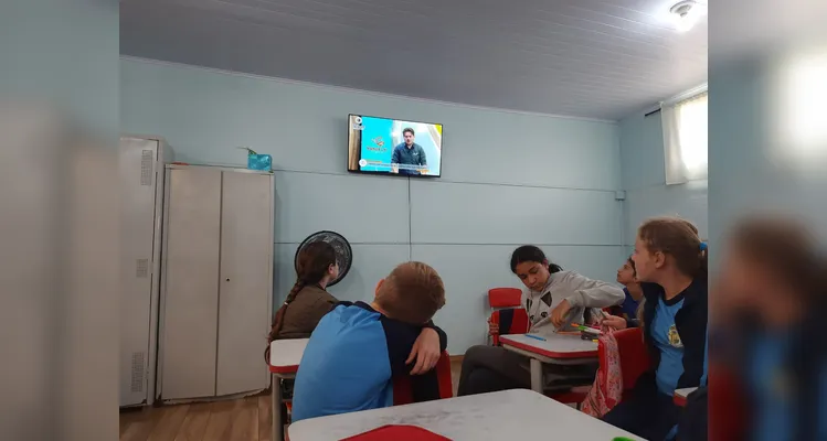 A videoaula do projeto foi o ponto de partida das ações da turma.