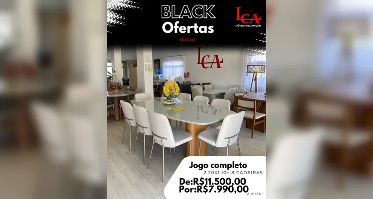 LCA Móveis e Decorações inicia campanha com preços imperdíveis em PG