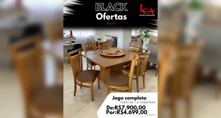 LCA Móveis e Decorações inicia campanha com preços imperdíveis em PG