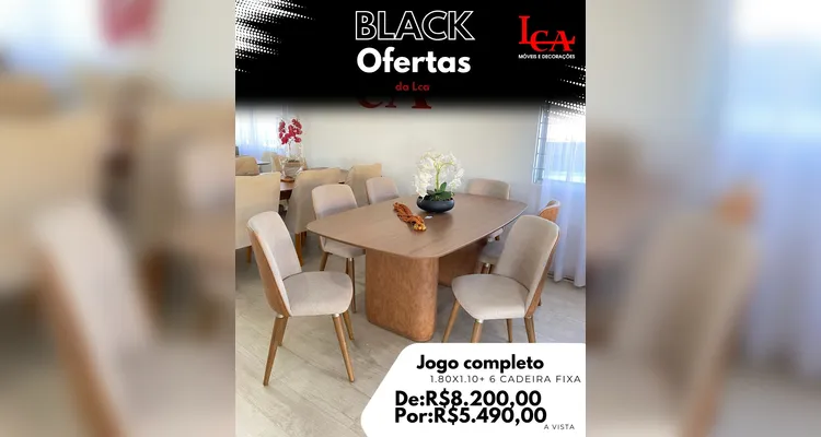 LCA Móveis e Decorações inicia campanha com preços imperdíveis em PG