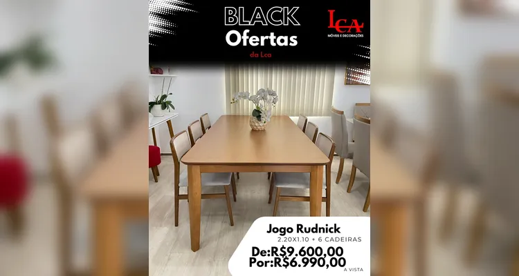LCA Móveis e Decorações inicia campanha com preços imperdíveis em PG