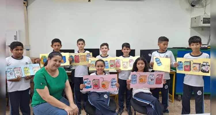 Confira a série de registros em sala de aula.