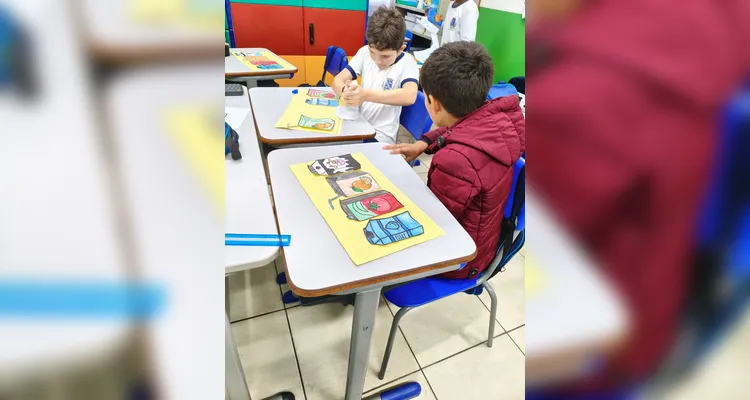 Confira a série de registros em sala de aula.