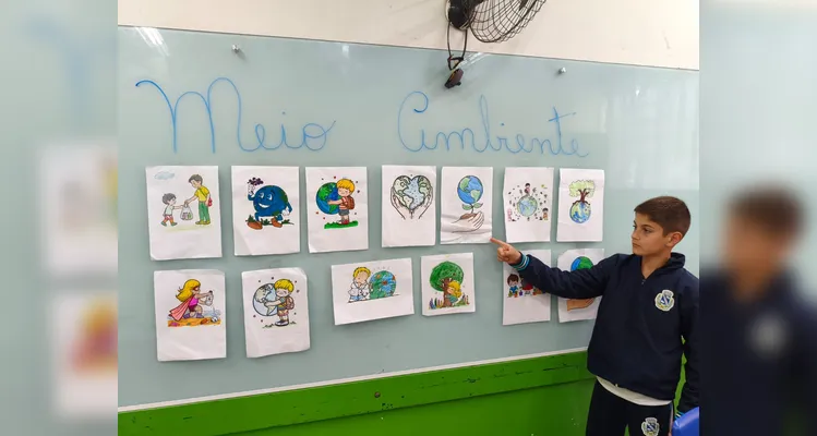 Veja os registros em sala e feitos pelos alunos junto à natureza.