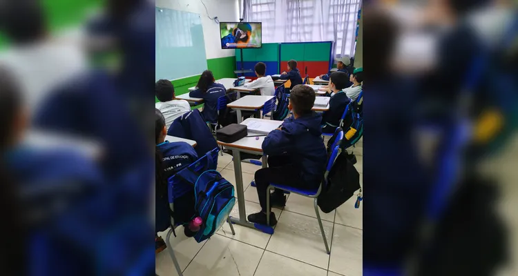Veja os registros em sala e feitos pelos alunos junto à natureza.