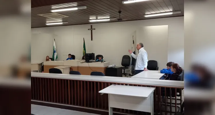 A visita possibilitou aos alunos compreender como funciona o dia a dia do Fórum.