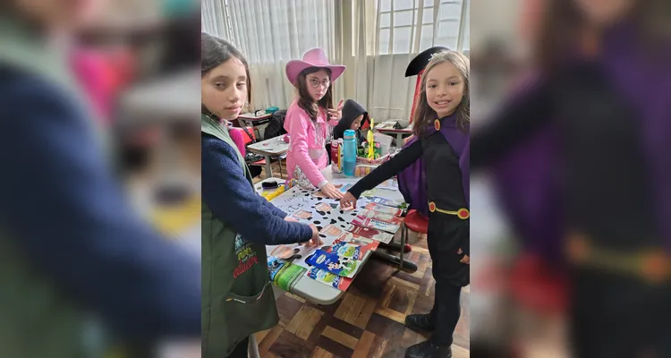 Os alunos assistiram ao conteúdo do projeto, realizaram rodas de conversa e confeccionaram gráficos sobre o consumo de leite.