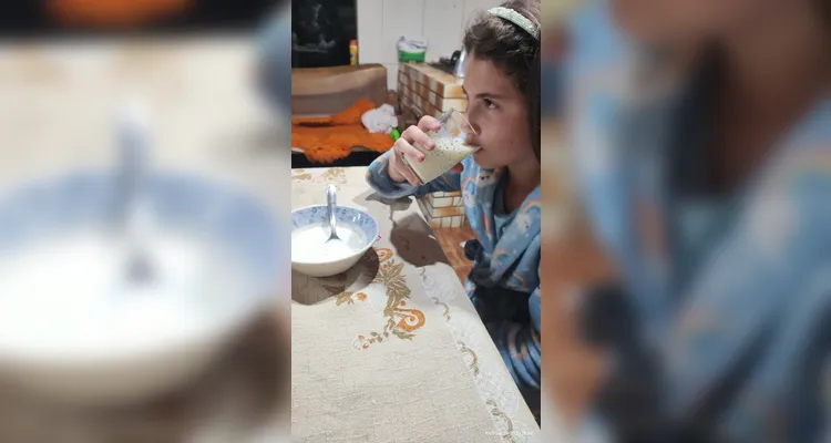 Os alunos assistiram ao conteúdo do projeto, realizaram rodas de conversa e confeccionaram gráficos sobre o consumo de leite.