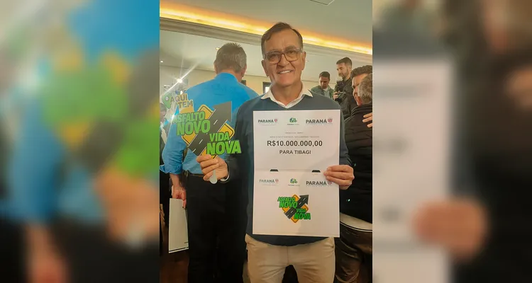 Governo do PR destina R$ 10 milhões para obras e melhorias em Tibagi
