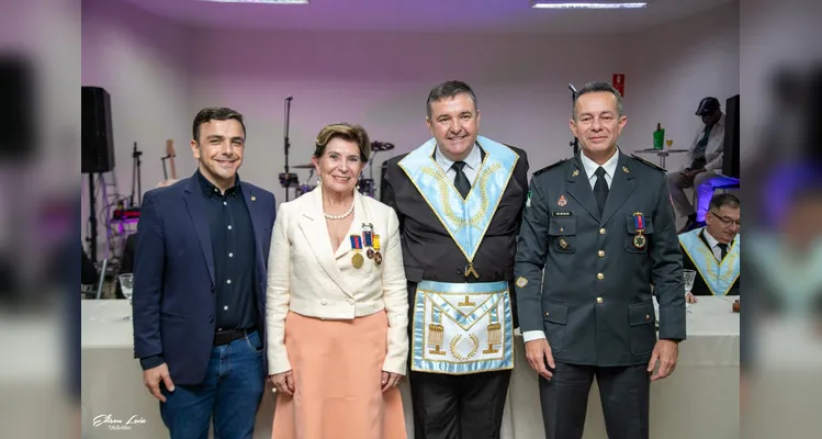 Aliel Machado também esteve presente na cerimônia para acompanhar a premiação.
