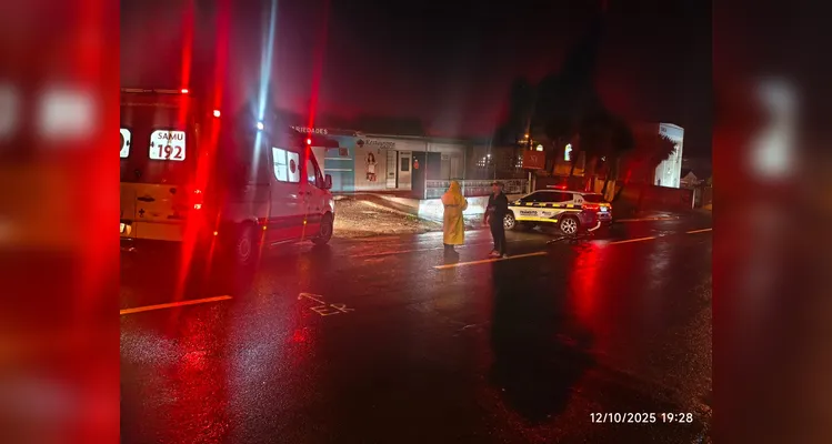 Ciclista fica ferido após colisão contra carro no Colônia Dona Luiza