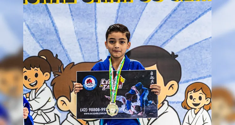 Leões do Tatame conquista título no Torneio Regional Campos Gerais de Judô