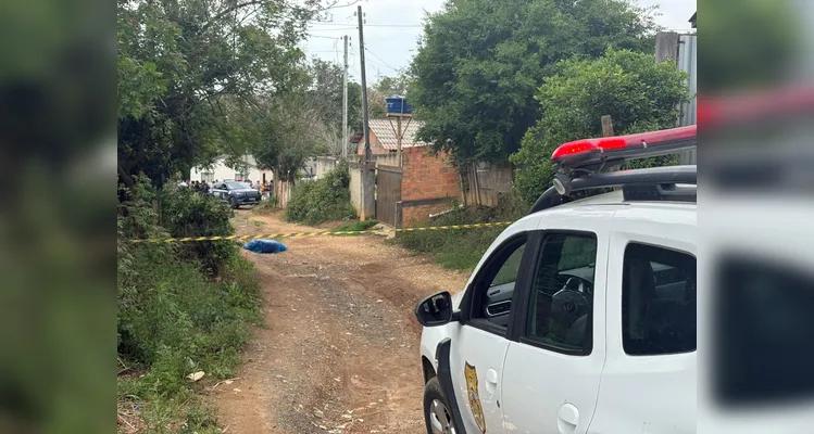 Toda a área foi isolada para os trabalhos de investigação.