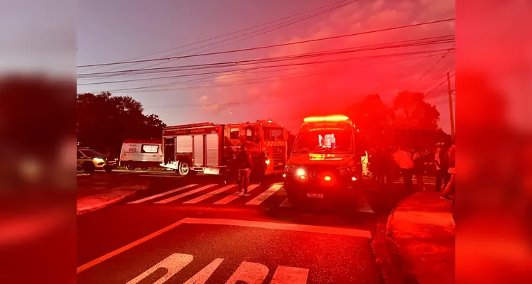 Confira imagens da colisão violenta na 'Vila Cipa' em PG