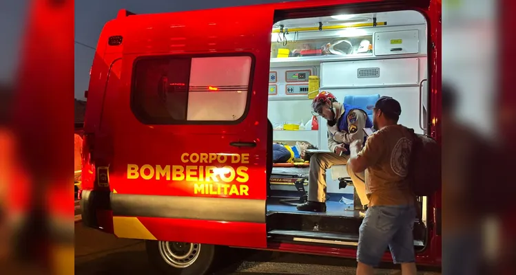 Motociclista é entubado após grave colisão com dois carros em PG