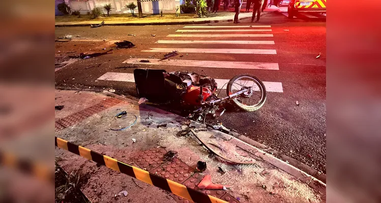 Confira imagens da colisão violenta na 'Vila Cipa' em PG