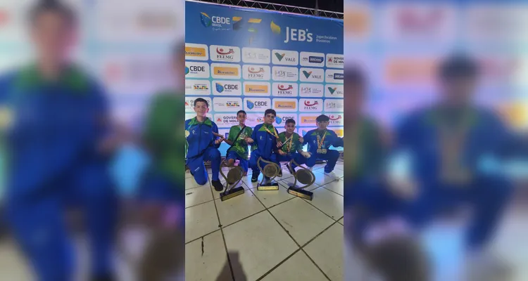 Taekwondo de PG conquista resultados inéditos no Brasileiro Escolar em MG