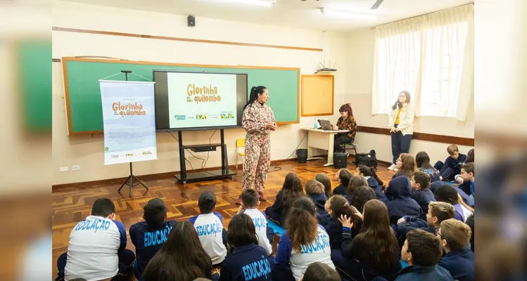 Após o lançamento, animação 'Glorinha do Meu Quilombo' chega até as escolas de PG