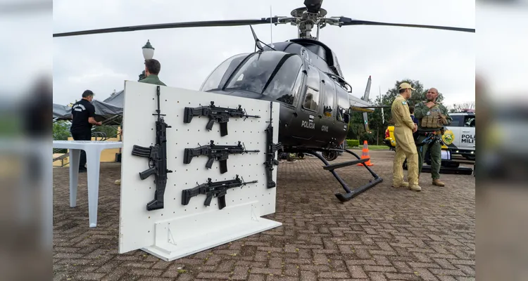 Estado investe R$ 116 mi em helicópteros, fuzis, viaturas e tecnologia para forças de segurança