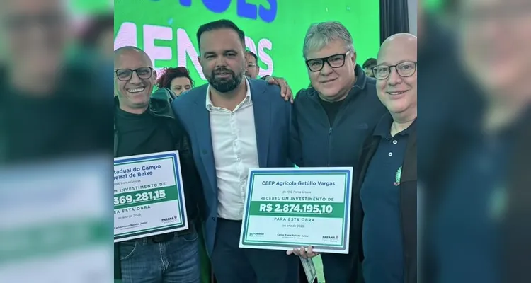 Altamir Sanson celebrou a confirmação dos investimentos.