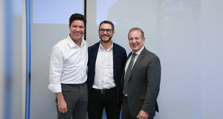 O prefeito de Ipiranga, Douglas Modesto, participou do encontro.