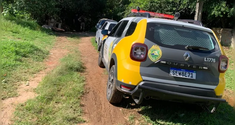 Imagens revelam detalhes da operação que localizou cadáver em Ponta Grossa
