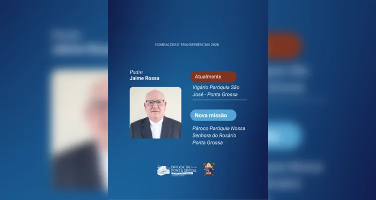 Dom Bruno anuncia transferências e cinco novas paróquias em PG