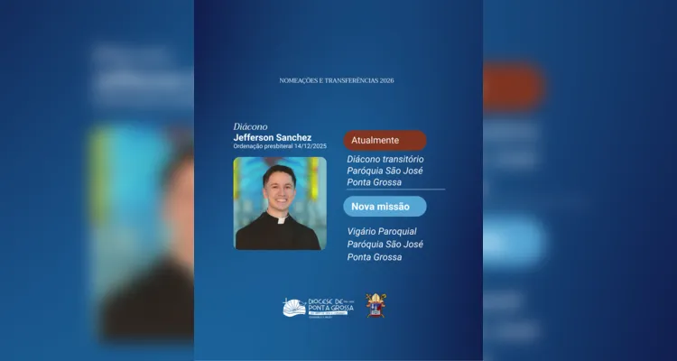 Dom Bruno anuncia transferências e cinco novas paróquias em PG