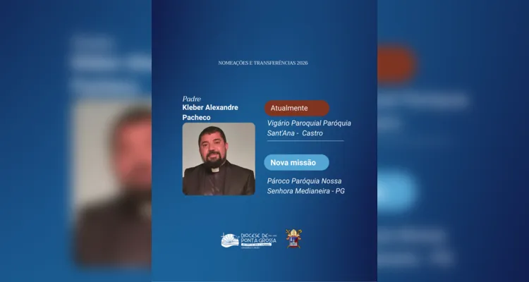 Dom Bruno anuncia transferências e cinco novas paróquias em PG