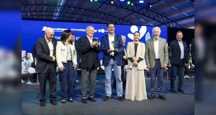 O governador Carlos Massa Ratinho Junior participou nesta sexta-feira (28) do encontro estadual do Sistema Ocepar.