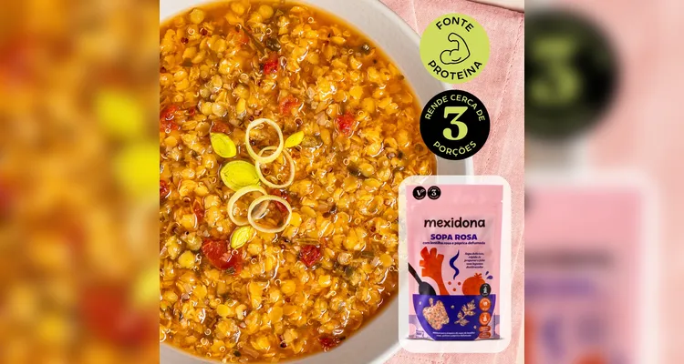 A marca oferece sopas, risotos e shots nutritivos, todos feitos com ingredientes 100% naturais e sem conservantes, glúten, lactose ou glutamato. Fiel ao conceito clean label, a Mexidona valoriza transparência na composição e sabor genuíno em cada preparo.