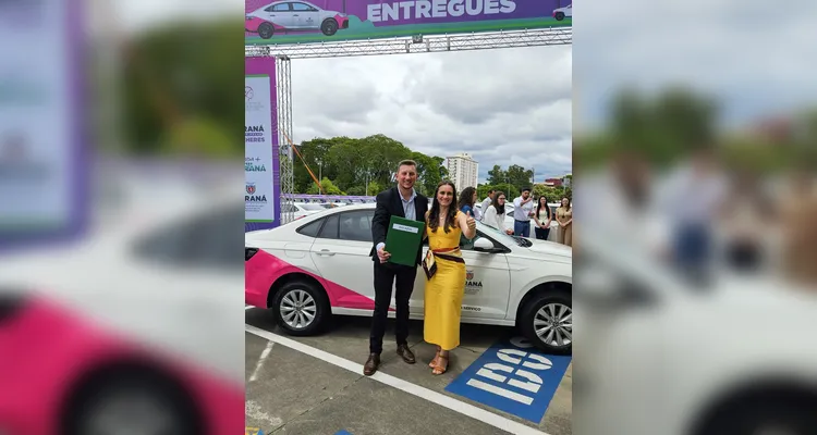 Leandro Jasinski e sua equipe estiveram em Curitiba.