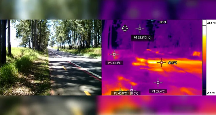 Temperatura da superfície de Ponta Grossa subiu 12 graus em 30 anos