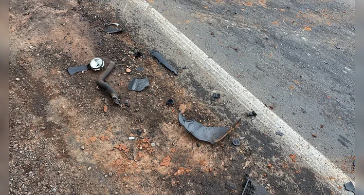 Veja fotos do acidente que deixou um homem morto entre Ponta Grossa e Palmeira