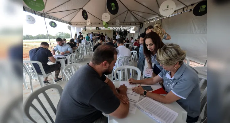 Evento de lançamento resultou na venda de mais de 70% dos lotes