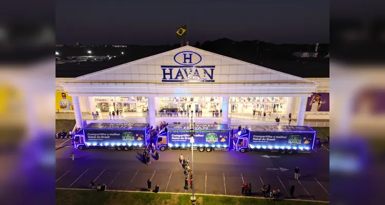 Carreata de Natal da Havan chega a Ponta Grossa nesta sexta