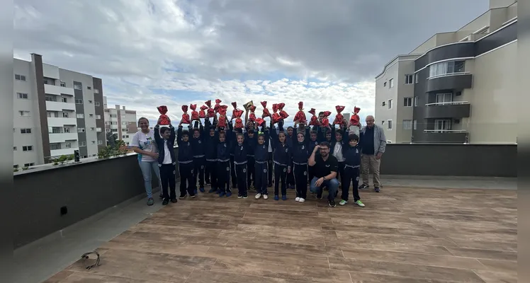 Premiação com a rede municipal de Castro.